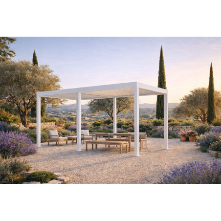 Blanc / 3x6m / Autoportant Blanc / 3x6m / Autoportant