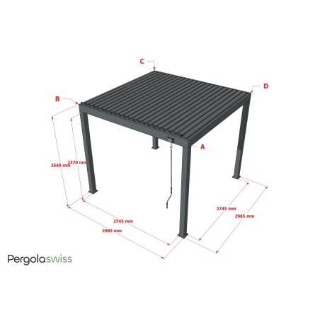 Pergola Bioclimatique Classic Line | Pergolaswiss | Dès 2 590€ Pergola Bioclimatique Classic Line | Pergolaswiss | Dès 2 590€