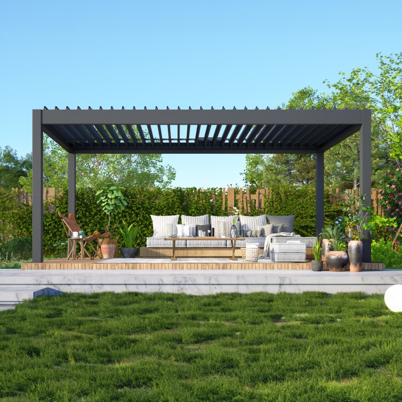 Pergola Bioclimatique Premium Motorisée | Pergolaswiss | Dès 3 490€