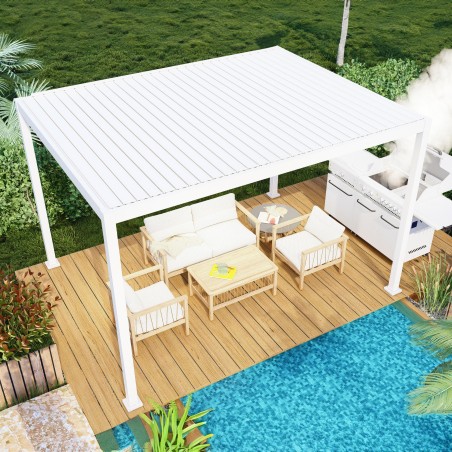 Pergola Bioclimatique Premium Motorisée | Pergolaswiss | Dès 3 490€
