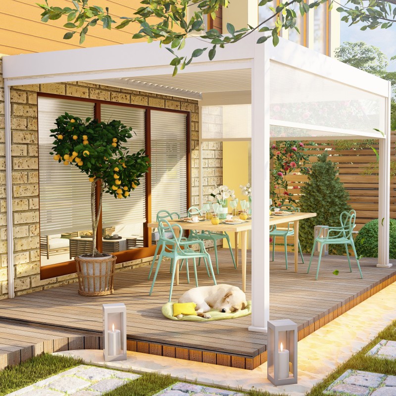 Pergola Bioclimatique Premium Motorisée | Pergolaswiss | Dès 3 490€